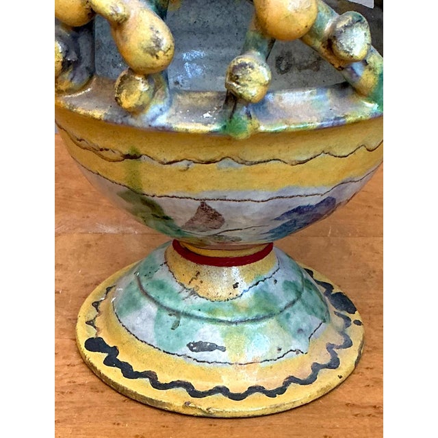 Vintage Polychromed Ceramic Incensario For Sale - Image 14 of 14