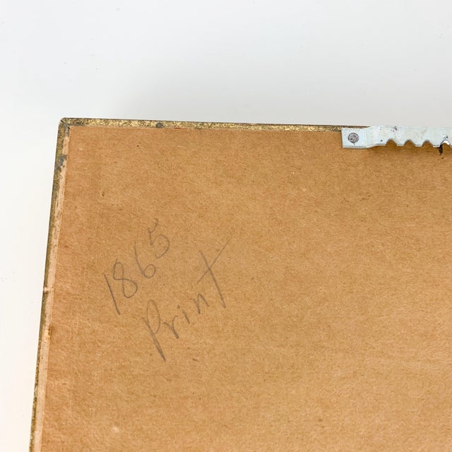 Mid 20th Century Vintage Comere Pinxt Silenus and Bacchantes Etching Print Framed Mc Goffin For Sale - Image 9 of 9