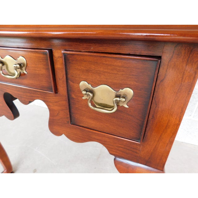 Wood Statton Private Collection Cherry Low Boy For Sale - Image 7 of 13