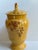 1980s Arte Italica "Sole Mustard" Ceramic 13" Tall Yellow Jar With Lid Grapes Leaves Design Made in Italy For Sale - Image 17 of 18