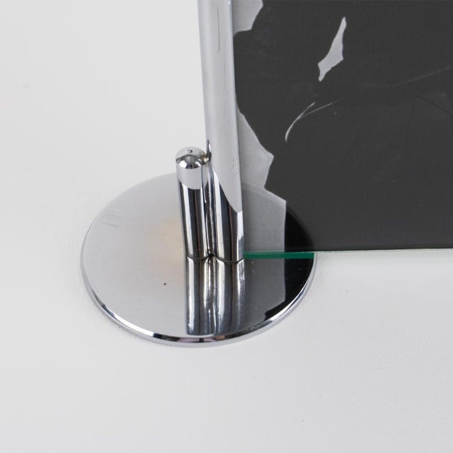 Art Deco Modernist Chrome Picture Frame, France 1930s For Sale - Image 9 of 11