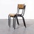 French Stacking 510 Dining Chairs with Black Frame from Mullca, 1960s, Set of 4 For Sale - Image 4 of 18