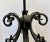 Vintage 1950s Black Iron Chandelier For Sale - Image 4 of 9