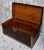 Metal Antique Georgian Studded Vellum and Camphor Wood Chest or Trunk For Sale - Image 7 of 14
