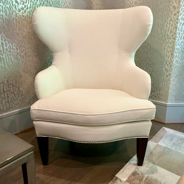 Ethan Allen Ethan Allen Wilder Wing Chair For Sale - Image 4 of 14