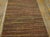 1920s Multi Brown Stripe Antique American Shaker Rug 3' X 23'3" Knotted Pile Wool Carpet For Sale - Image 4 of 17