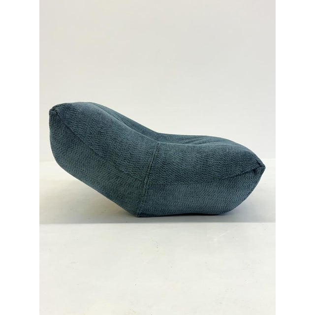 Papillon Lounge Chair in Blue attributed to Guido Maria Rosati for Giovannetti For Sale - Image 4 of 11