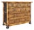 Vintage Milling Road Baker Faux Bamboo Chest With Black Crackle Finish For Sale