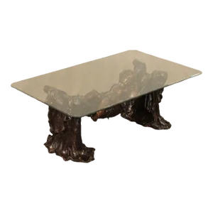 Late 20th Century Classical Style Cast Bronze Sleeping Putti Glass Top Coffee Table