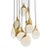 Handcrafted in Italy by the most skilled Italian craftsmen, the Stillabunt 10-Port Chandelier by Oggetti creates a...