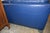 Navy Blue Vintage Euri Collection Royal Blue Soft Leather Loveseat Couch From Germany For Sale - Image 8 of 14
