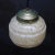 French Clichy Yellow Glass Pendant Lamp For Sale - Image 4 of 7
