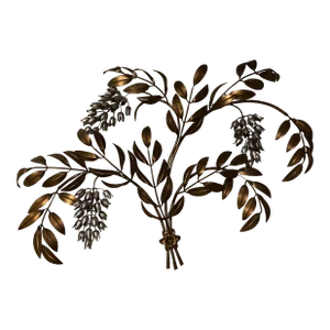 Vintage Italy Gilt Wall Sculpture Hans Kögl Pioggia D’Ore