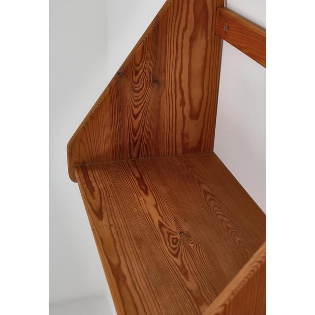 Wood Large Wall Shelf in Pinewood by Hans J. Wegner for Ry Mobler, 1954 For Sale - Image 7 of 16