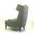 Oswald Haerdtl Monumental Grey Austrian Mid-Century Wingback Armchair by Oswald Haerdtl For Sale - Image 4 of 13