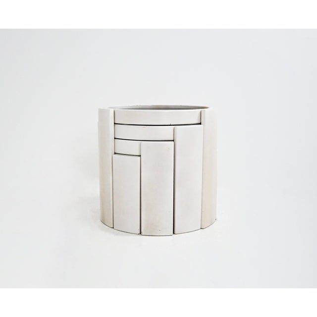Mid-Century Modern Model 780 Nesting Tables by Gianfranco Frattini for Cassina, 1960s, Set of 4 For Sale - Image 3 of 13