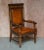 Restored 19th Century Antique Russian Mahogany & Gilt Metal Partner Desk With Leather Armchair For Sale - Image 11 of 12