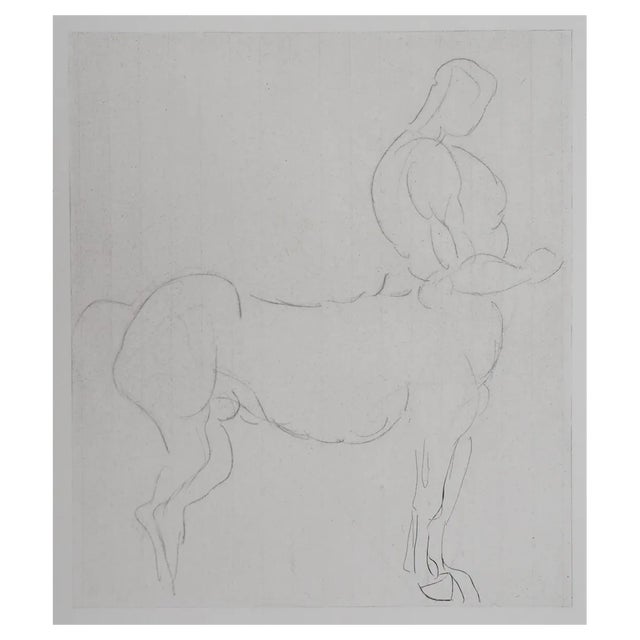 After Auguste Rodin, Centaur, 19th Century, Engraving For Sale