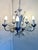 Vintage Floral Painted Steel Five-Light Chandelier from Lamparas Schuller, Spain, 1990s For Sale - Image 12 of 18