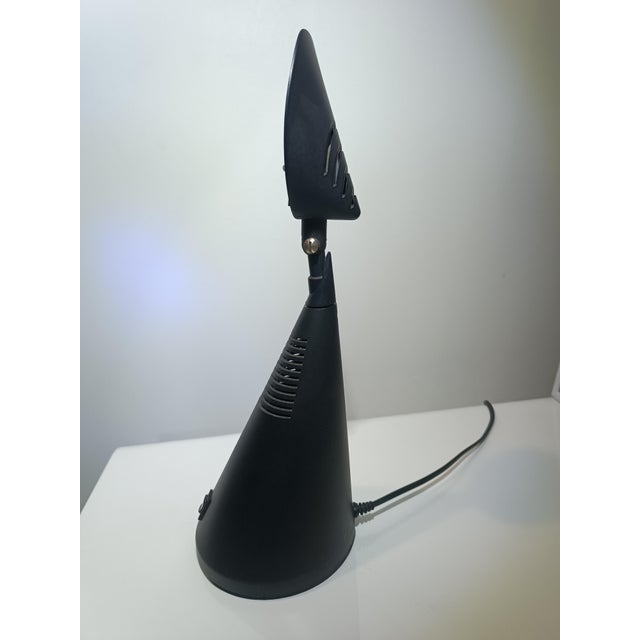 Beautiful Scorpio desk lamp by Fase. Spain, 1980s. Adjustable reflector. Two-position switch for two different brightness...