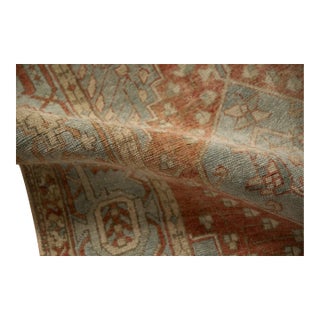 Vintage Distressed Heriz Rug Runner - 3'2" x 14'9" For Sale