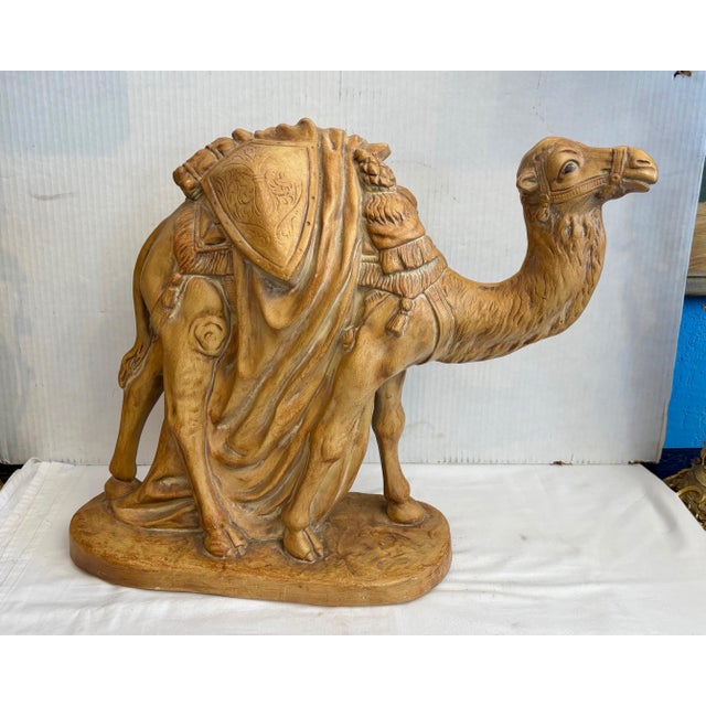 Figurative Large 1930s Terra Cotta Figure of a Camel For Sale - Image 3 of 11
