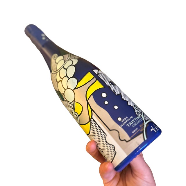 Pop Art Vintage 1985 Taittenger Collection Featuring a Pop-Art Screenprint Designed by American Artist Roy Lichtenstein For Sale - Image 3 of 9