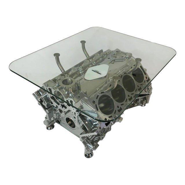 Aston Martin V8 Vantage Engine Block Coffee Table For Sale