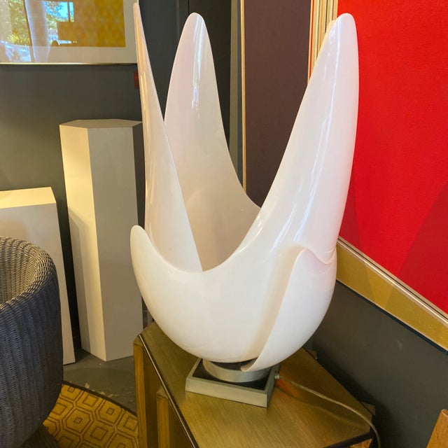 Mid-Century Modern Vintage Roger Rougier 1970s Modernist Table Lamp ...