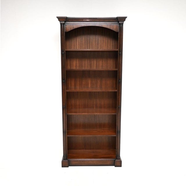 Antique Georgian Style Open Bookcase, 1950s For Sale - Image 3 of 10