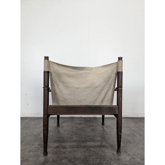 Danish Safari Armchairs by Erik Worts for Niels Eilersen, Set of 2 For Sale - Image 5 of 8