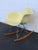 Herman Miller Eames Fiberglass Shell Rocking Chair 1960s Parchment Color 6641 For Sale - Image 14 of 18