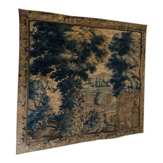 17th Century Flemish Verdure Tapestry For Sale