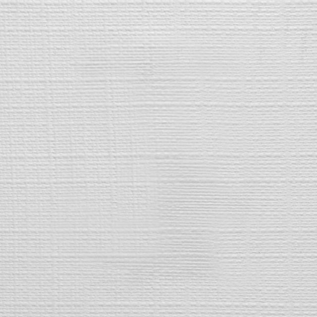 Matthew Izzo Home Gladys White Textured Linen Three Drawer Desk With Brass Hardware and Glass Top For Sale In New York - Image 6 of 6