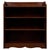 A handsome and well-crafted 20th-century open bookcase, beautifully constructed in mahogany and distinguished by its...