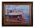 Vintage Impressionist Oil Painting of a Harbor Scene For Sale
