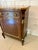 Antique French Figured Mahogany Side Cabinet with Marble Top, 1860s For Sale - Image 9 of 12