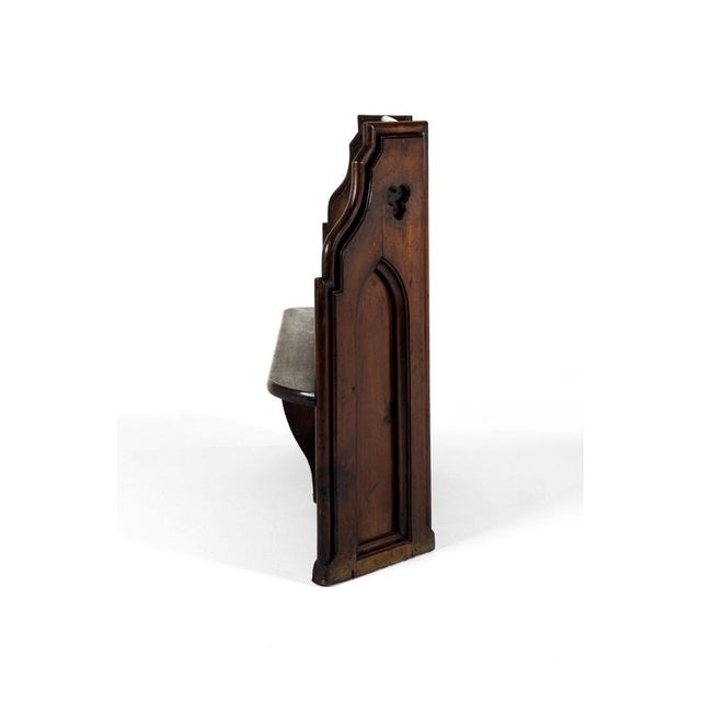 Scottish Chapel Bench in Pitch Pine For Sale - Image 5 of 16
