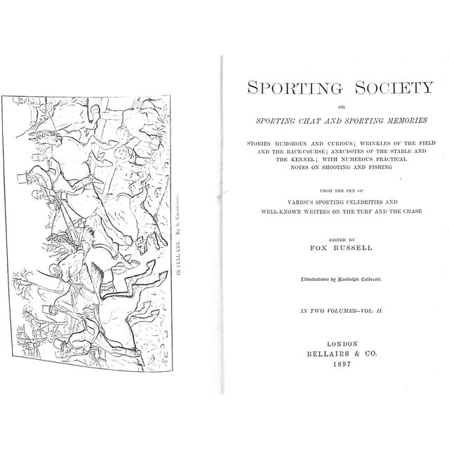 Traditional "Sporting Society" 1897 Russell, Fox [Edited By] For Sale - Image 3 of 4