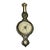 19th-Century Victorian Banjo Mother Pearl Wall Barometer For Sale
