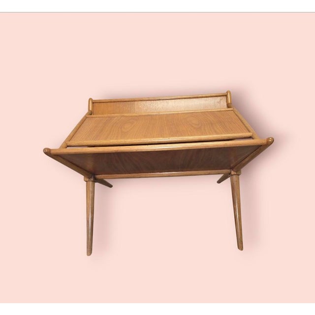 The 1646 table made in 1957 by Widdicomb in Grand Rapids, Michigan. Designed by T H Robsjohn Gibbings. Gibbings was on his...