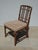 Brown Set of Six Vintage McGuire Balboa Organic Bamboo Ratten Dining Chairs For Sale - Image 8 of 14