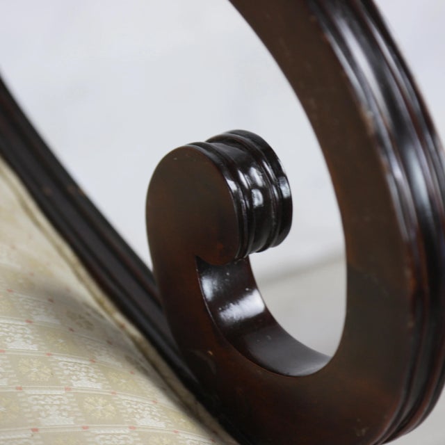 Wood Pair of Vintage Early 19th Century Regency Armchair For Sale - Image 7 of 11