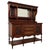 Antique English Carved Walnut Mirror-Back Sideboard, 1900s For Sale - Image 6 of 13