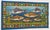 Vintage Hand-Embroidered Cotton Silk Thread Art Wall Hanging wiith Fish Motif, 1970s For Sale - Image 6 of 6