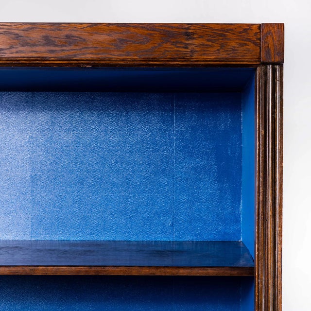 English Oak Library Shelf, 1940s For Sale - Image 14 of 15
