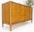 Mid-Century Modern Drexel Compact 54" Wide Clover Shape Pulls Light Walnut 6 Drawers Dresser For Sale - Image 3 of 11
