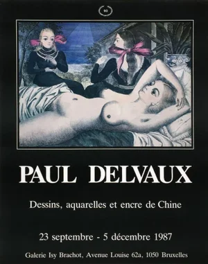 1987 Paul Delvaux Isy Brachot Gallery 1987 Poster
