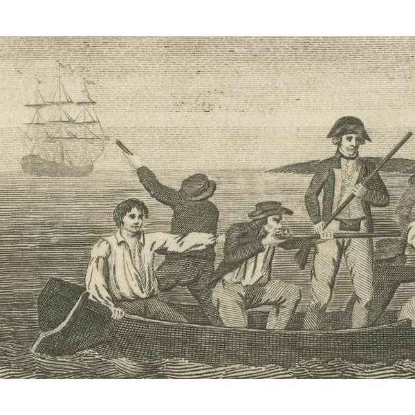 Captain Cooks Perilous Departure from Erromango, 1790 For Sale - Image 3 of 7