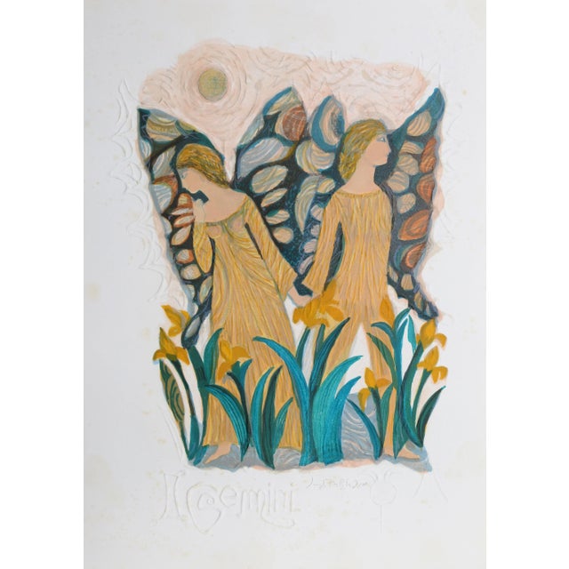 Contemporary Gemini From the Zodiac of Dreams Series, Judith Bledsoe For Sale - Image 3 of 3